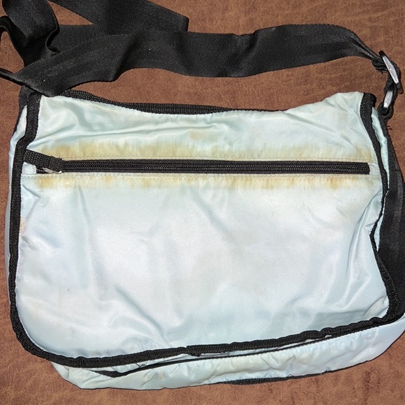 Old Navy Light Blue Nylon Messenger Bag - Picture 2 of 2